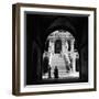 1930s-1940s Venice, Italy Doge's Palace View Through Archway to Staircase with Statues of Neptune-null-Framed Photographic Print