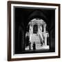 1930s-1940s Venice, Italy Doge's Palace View Through Archway to Staircase with Statues of Neptune-null-Framed Photographic Print