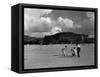 1930s American Sport Baseball Game Being Played in Kyoto Japan-null-Framed Stretched Canvas