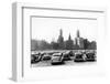 1930s AUTOMOBILES ON MICHIGAN AVENUE PARKING LOT WITH SKYLINE OF BUILDINGS IN BACKGROUND CHICAGO...-H. Armstrong Roberts-Framed Photographic Print