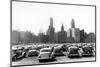 1930s AUTOMOBILES ON MICHIGAN AVENUE PARKING LOT WITH SKYLINE OF BUILDINGS IN BACKGROUND CHICAGO...-H. Armstrong Roberts-Mounted Photographic Print