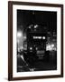 1930s Double Decker 5th Avenue Bus at Night Near Flatiron Building New York City-null-Framed Photographic Print