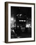 1930s Double Decker 5th Avenue Bus at Night Near Flatiron Building New York City-null-Framed Photographic Print