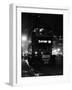 1930s Double Decker 5th Avenue Bus at Night Near Flatiron Building New York City-null-Framed Photographic Print