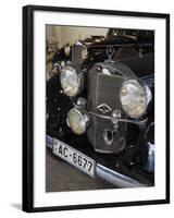 1930s-Era Mercedes Cars, Riga Motor Museum, Riga, Latvia-Walter Bibikow-Framed Photographic Print