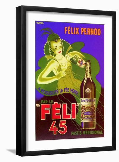 1930s France Felix Pernod Poster-null-Framed Giclee Print