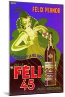 1930s France Felix Pernod Poster-null-Mounted Giclee Print