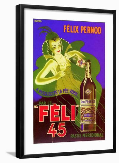 1930s France Felix Pernod Poster-null-Framed Giclee Print