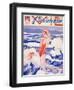 1930s France La Vie Parisienne Magazine Cover-null-Framed Giclee Print