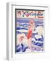 1930s France La Vie Parisienne Magazine Cover-null-Framed Giclee Print