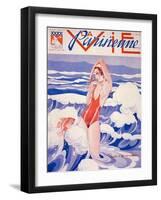 1930s France La Vie Parisienne Magazine Cover-null-Framed Giclee Print