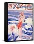 1930s France La Vie Parisienne Magazine Cover-null-Framed Stretched Canvas