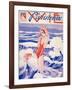 1930s France La Vie Parisienne Magazine Cover-null-Framed Giclee Print