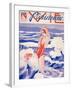 1930s France La Vie Parisienne Magazine Cover-null-Framed Giclee Print