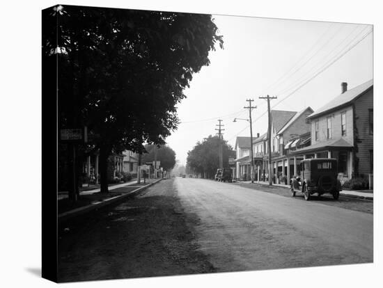 1930s Jennerstown Pennsylvania Looking Down the Main Street of This Small Town-null-Stretched Canvas