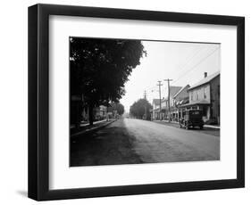 1930s Jennerstown Pennsylvania Looking Down the Main Street of This Small Town-null-Framed Photographic Print