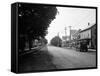 1930s Jennerstown Pennsylvania Looking Down the Main Street of This Small Town-null-Framed Stretched Canvas