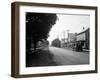 1930s Jennerstown Pennsylvania Looking Down the Main Street of This Small Town-null-Framed Photographic Print