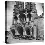 1930s LAON CATHEDRAL CONSTRUCTED IN 12th AND 13th CENTURIES LAON AISNE PICARDY FRANCE-Panoramic Images-Stretched Canvas