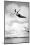 1930s MAN SWAN DIVING FROM HIGH DIVING BOARD OUTDOOR-H. Armstrong Roberts-Mounted Photographic Print