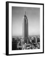 1930s New York City Empire State Building Full Length Without Antennae-null-Framed Photographic Print