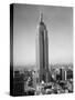 1930s New York City Empire State Building Full Length Without Antennae-null-Stretched Canvas