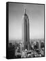 1930s New York City Empire State Building Full Length Without Antennae-null-Framed Stretched Canvas