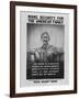 1930s Poster Publicizing the Benefits Available to Widows Under the New Social Security Programs-null-Framed Art Print