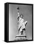 1930s Statue of Liberty NY Harbor Ellis Island National Monument 1886-null-Framed Stretched Canvas