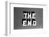 1930s THE END RETRO MOVIE TITLE-H. Armstrong Roberts-Framed Photographic Print