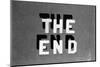 1930s THE END RETRO MOVIE TITLE-H. Armstrong Roberts-Mounted Photographic Print