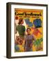 1930s UK Good Needlework and Knitting Magazine Cover-null-Framed Giclee Print