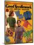 1930s UK Good Needlework and Knitting Magazine Cover-null-Mounted Premium Giclee Print