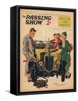 1930s UK Passing Show Magazine Cover-null-Framed Stretched Canvas