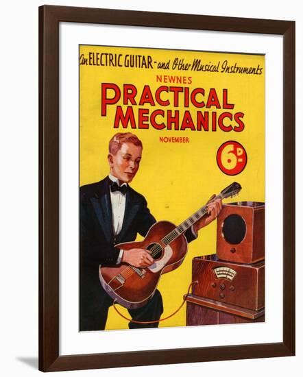 1930s UK Practical Mechanics Magazine Cover-null-Framed Giclee Print