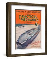 1930s UK Practical Mechanics Magazine Cover-null-Framed Giclee Print