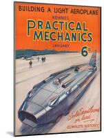 1930s UK Practical Mechanics Magazine Cover-null-Mounted Giclee Print