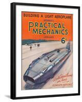 1930s UK Practical Mechanics Magazine Cover-null-Framed Giclee Print