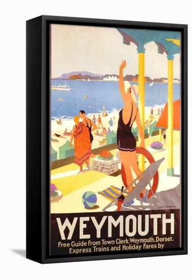 1930s UK Southern Railway Poster-null-Framed Stretched Canvas