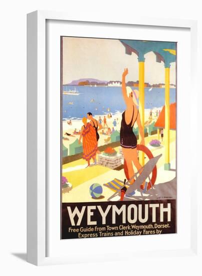 1930s UK Southern Railway Poster-null-Framed Giclee Print