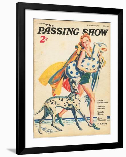 1930s UK The Passing Show Magazine Cover-null-Framed Giclee Print