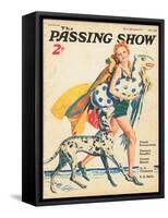 1930s UK The Passing Show Magazine Cover-null-Framed Stretched Canvas