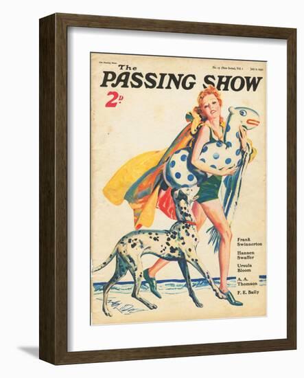 1930s UK The Passing Show Magazine Cover-null-Framed Giclee Print