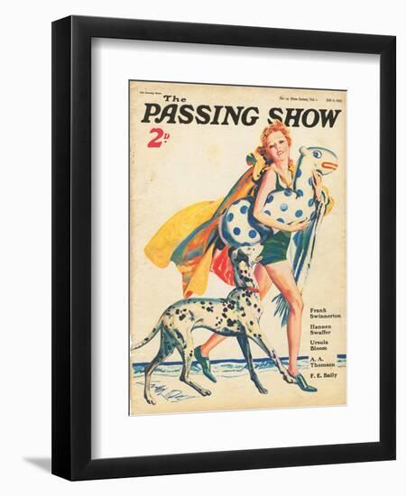 1930s UK The Passing Show Magazine Cover-null-Framed Premium Giclee Print