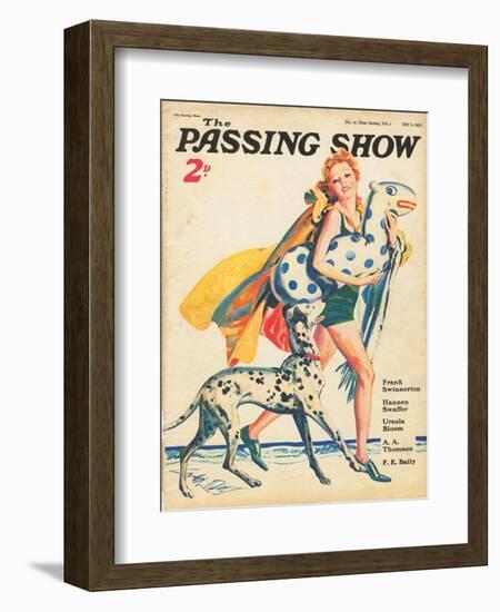 1930s UK The Passing Show Magazine Cover-null-Framed Giclee Print