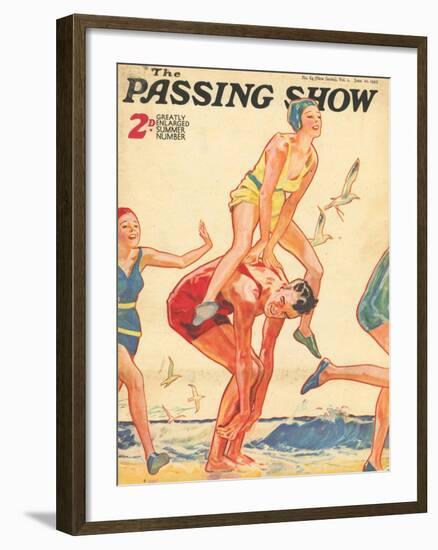 1930s UK The Passing Show Magazine Cover-null-Framed Giclee Print