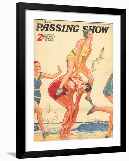 1930s UK The Passing Show Magazine Cover-null-Framed Giclee Print