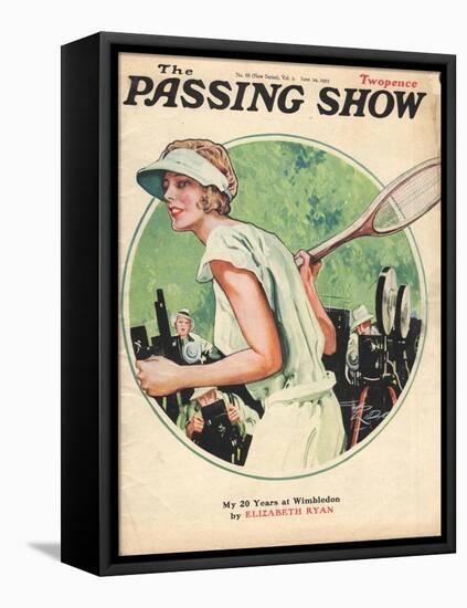 1930s UK The Passing Show Magazine Cover-null-Framed Stretched Canvas