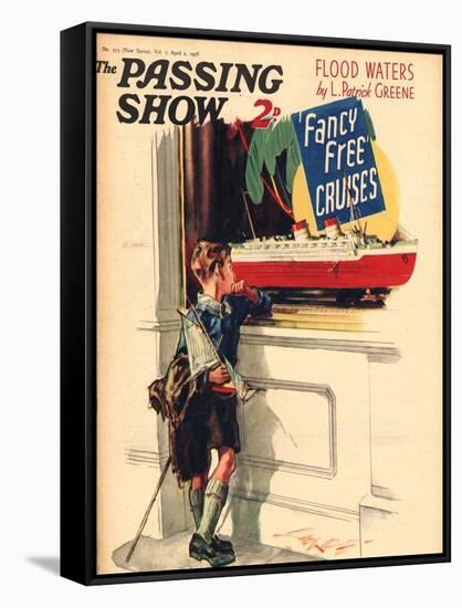 1930s UK The Passing Show Magazine Cover-null-Framed Stretched Canvas