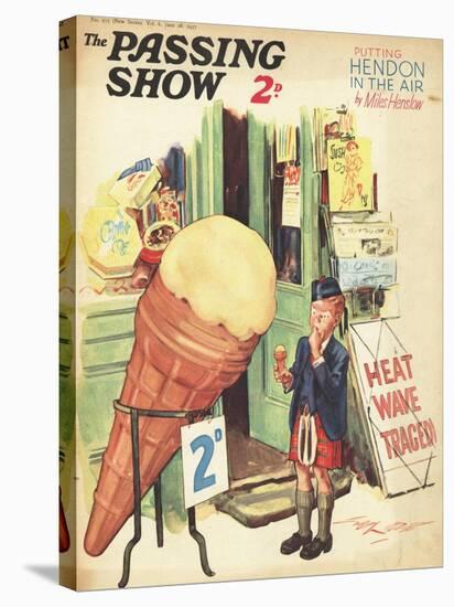 1930s UK The Passing Show Magazine Cover-null-Stretched Canvas